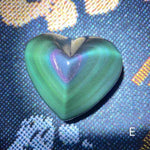 Rainbow Obsidian Hearts