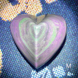 Rainbow Obsidian Hearts