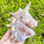 Flower Agate Unicorn