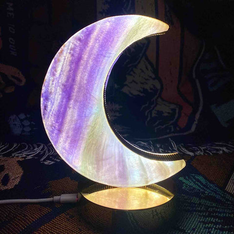 Crystal Moon Lamp