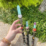 Magic Stick with fluorite tower