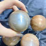 Peach Moonstone Sphere