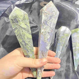 Big Moss Agate Wand