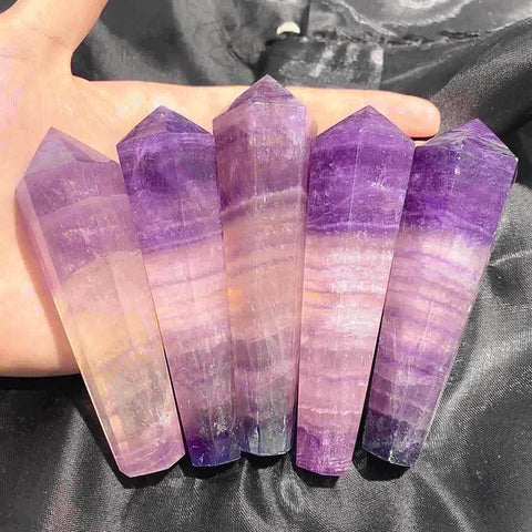 Lavender Fluorite Wand