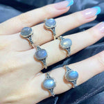 Gemmy Crystal Rings