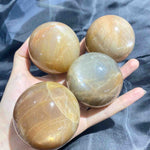 Peach Moonstone Sphere