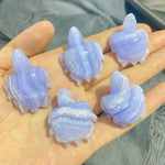 Blue Lace Agate Turtles