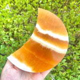 Large Orange Calcite Moons