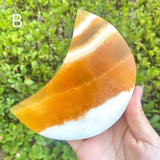 Large Orange Calcite Moons