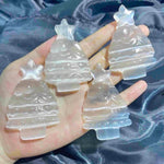 Selenite Christmas Tree