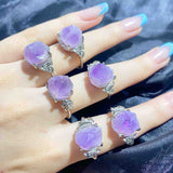 Gemmy Crystal Rings