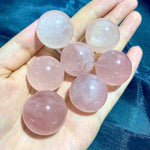 Rose Quartz Spheres