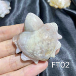 Flower Agate Turtle