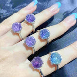 Gemmy Crystal Rings