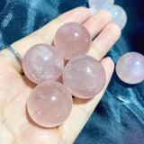 Rose Quartz Spheres