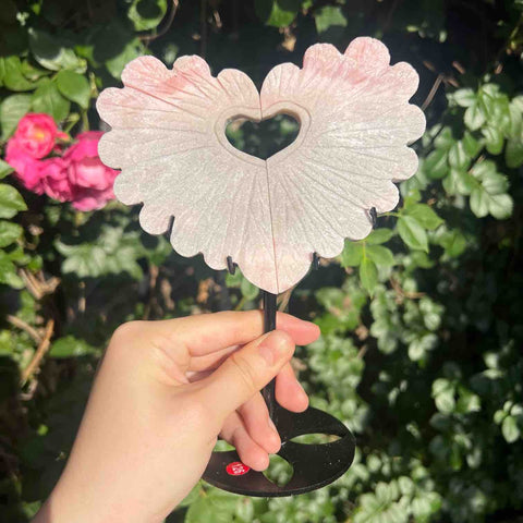 Crystal Swan Heart Wing
