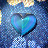 Rainbow Obsidian Hearts