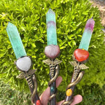 Magic Stick with fluorite tower