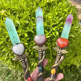 Magic Stick with fluorite tower