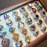Crystal Mystery Rings