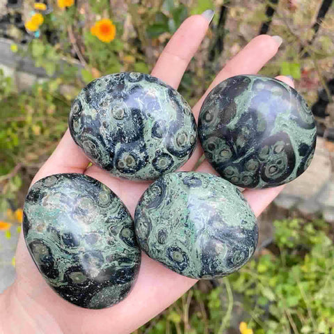 Kambaba Jasper Palm Stones