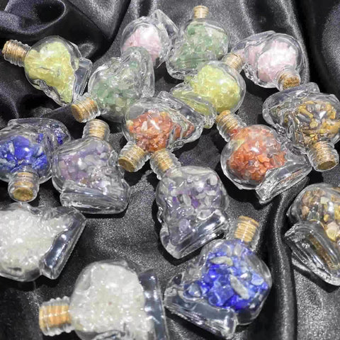 Crystal Chips Wish Bottle