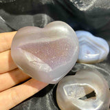 Druzy Agate Heart