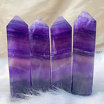 Large Purple Fluorite Towers