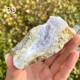 Druzy Blue Lace Agate Specimens