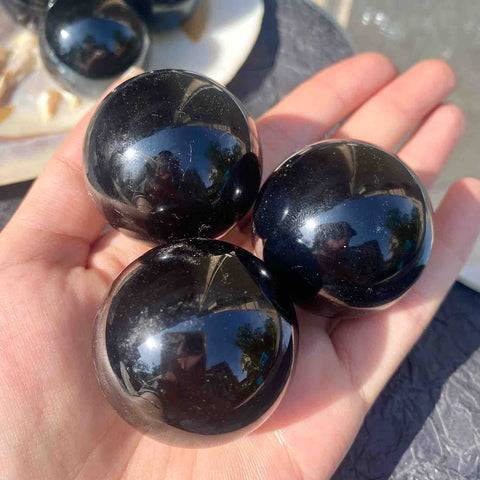 Black Obsidian Sphere