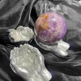 Silver Hands Sphere Holder