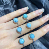 Larimar Rings