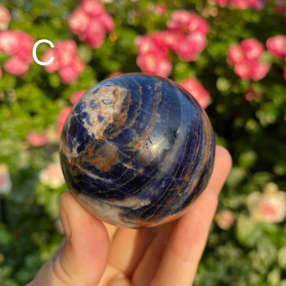 Sodalite Spheres – Kenna Crystal