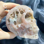 Pink Amethyst Skulls