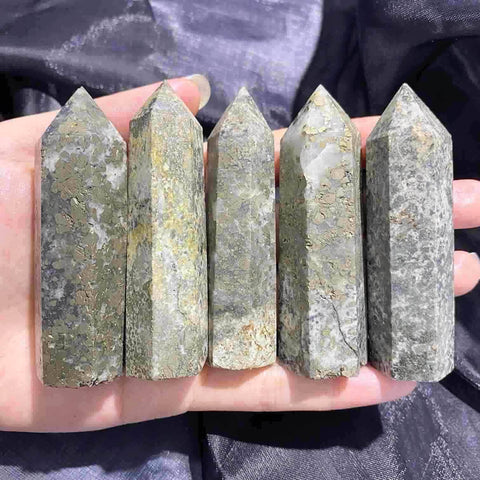 Rare Fluorite Mixed Pyrite Tower