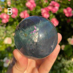 Rare Blue Fluorite Spheres