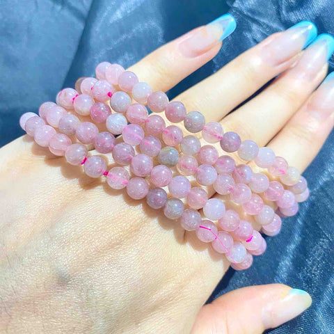 Purple Rose Quartz Bracelet