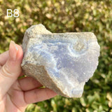 Druzy Blue Lace Agate Specimens