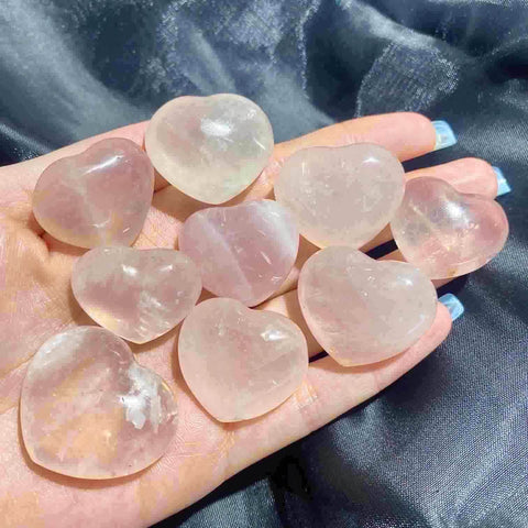 Rose Quartz Small Heart