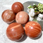 Big Red Jasper Spheres