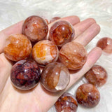 Fire Quartz Sphere