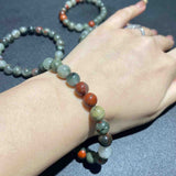 African Blood Stone Bracelets