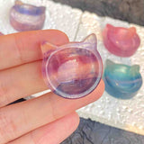 Fluorite Kitty Bowl