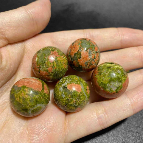 Unakite Spheres